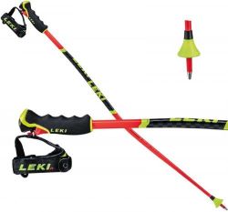 LEKI WCR Lite GS 3D Bright Red/Black/Neonyellow 2023/24